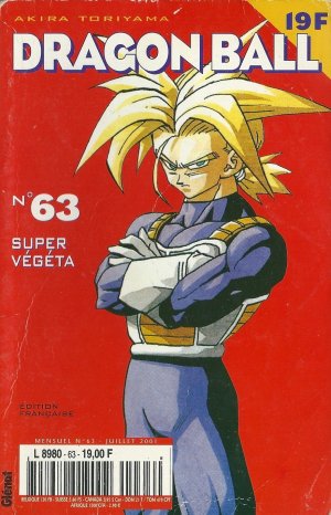couverture, jaquette Dragon Ball 63 Kiosque v2 (Glénat Manga) Manga