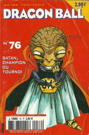 couverture, jaquette Dragon Ball 76 Kiosque v2 (Glénat Manga) Manga