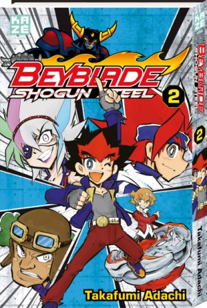 couverture, jaquette Beyblade Shogun steel 2  (kazé manga) Manga