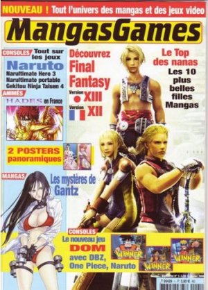 couverture, jaquette Mangas games   (Editeur FR inconnu (Manga)) Magazine