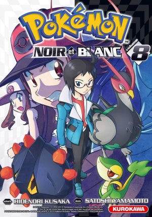 couverture, jaquette Pokémon Noir et Blanc 8  (Kurokawa) Manga