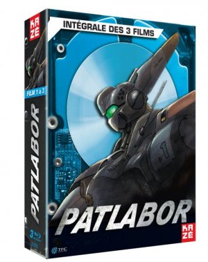 couverture, jaquette Patlabor - Intégrale des films  Blu-ray (Kaze) Produit spécial anime