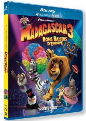 Madagascar 3, Bons Baisers D’Europe édition Combo Blu-ray + DVD