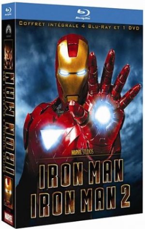 Iron man 1 et 2 édition Coffret intégrale 4 blu-ray et 1 DVD