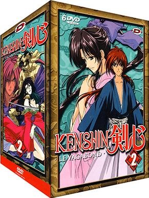 couverture, jaquette Kenshin le Vagabond - Saisons 1 et 2 2 COFFRET  -  VOSTF (Dybex) Série TV animée