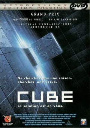 couverture, jaquette Cube  Prestige (Metropolitan Vidéo) Film