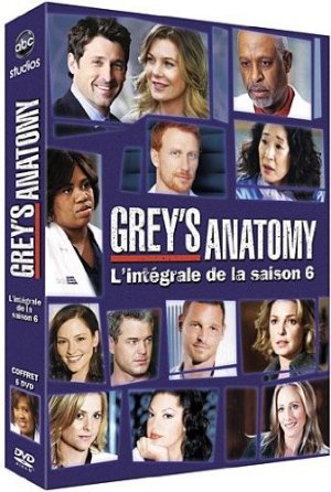 couverture, jaquette Grey's Anatomy 6  - Saison 6 (ABC Studios) Série TV