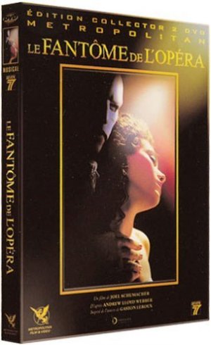 couverture, jaquette Le Fantôme de l'Opéra  Collector (Metropolitan Vidéo) Film
