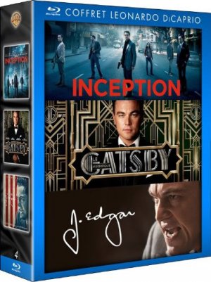 Coffret Leonardo DiCaprio - Inception + Gatsby le magnifique + J. Edgar 0