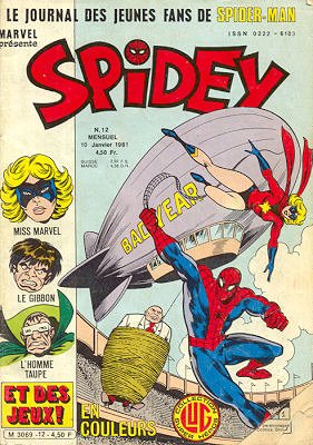 couverture, jaquette Spidey 12 Kiosque (1979 - 1988) (Lug) Comics
