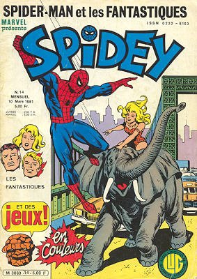couverture, jaquette Spidey 14 Kiosque (1979 - 1988) (Lug) Comics