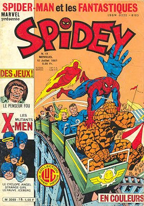 couverture, jaquette Spidey 18 Kiosque (1979 - 1988) (Lug) Comics