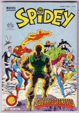 couverture, jaquette Spidey 76 Kiosque (1979 - 1988) (Lug) Comics