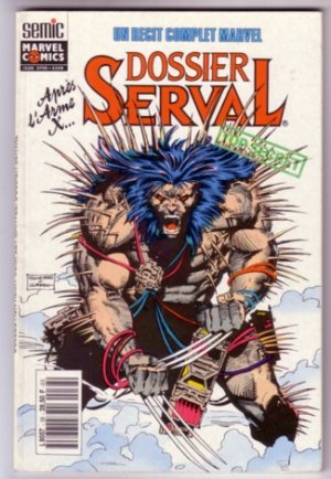 couverture, jaquette Un Récit Complet Marvel 38  - Serval - Dossier ServalTPB Hardcover (1989 - 1996) (SEMIC BD) Comics
