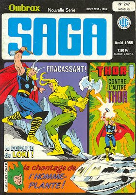 couverture, jaquette Ombrax Saga 247 Kiosque (1986 - 1987) (Lug) Comics