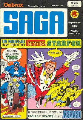 couverture, jaquette Ombrax Saga 248 Kiosque (1986 - 1987) (Lug) Comics