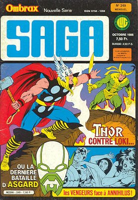 couverture, jaquette Ombrax Saga 249 Kiosque (1986 - 1987) (Lug) Comics
