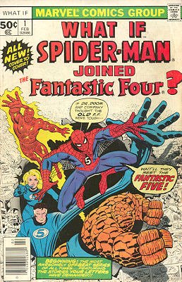 couverture, jaquette What If ? 1  - What If... Spider-Man Joined The Fantastic Four?What If? - Issues (1977  - 1984) (Marvel) Comics