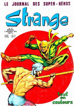 couverture, jaquette Strange 72 Kiosque (1970 - 1988) (Lug) Comics