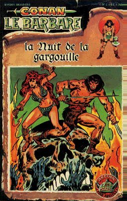 couverture, jaquette Conan Le Barbare 1  - La nuit de la gargouilleKiosque (1979 - 1984) (Artima) Comics