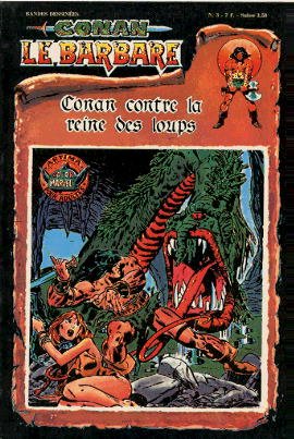 couverture, jaquette Conan Le Barbare 3  - Conan contre la reine des loupsKiosque (1979 - 1984) (Artima) Comics