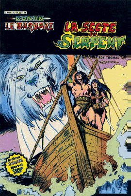 couverture, jaquette Conan Le Barbare 10  - La secte du serpentKiosque (1979 - 1984) (Artima) Comics