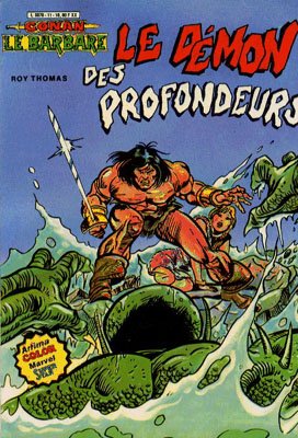 couverture, jaquette Conan Le Barbare 11  - Le démon des profondeursKiosque (1979 - 1984) (Artima) Comics
