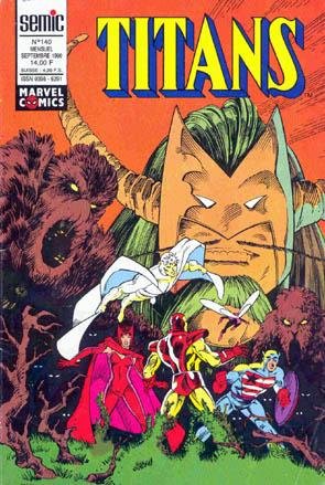 couverture, jaquette Titans 140 Kiosque Suite (1989 - 1998) (SEMIC BD) Comics