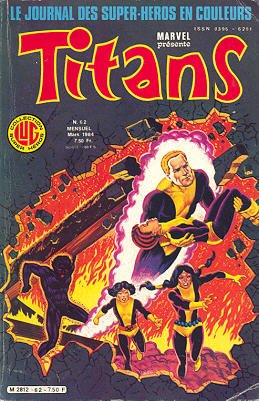 The New Mutants # 62 Kiosque (1976 - 1988)