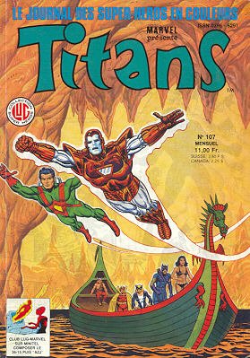 couverture, jaquette Titans 107 Kiosque (1976 - 1988) (Lug) Comics