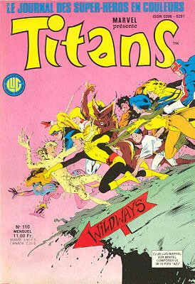 The New Mutants # 110 Kiosque (1976 - 1988)