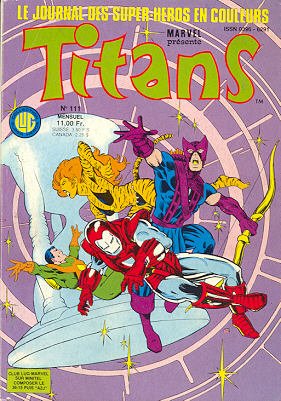couverture, jaquette Titans 111 Kiosque (1976 - 1988) (Lug) Comics