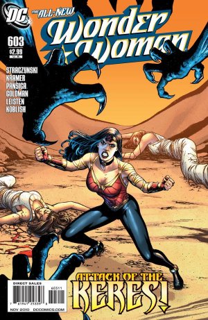 couverture, jaquette Wonder Woman 603  - Attack of the Keres - cover #1Issues V3 suite (2010 - 2011) (DC Comics) Comics