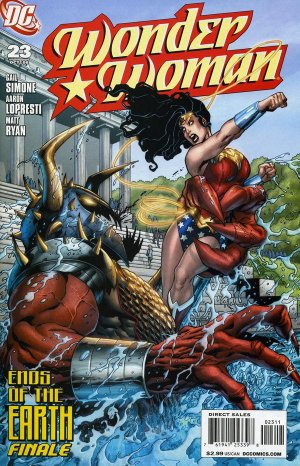 couverture, jaquette Wonder Woman 23  - Ends of the Earth -  FinaleIssues V3 (2006 - 2010) (DC Comics) Comics