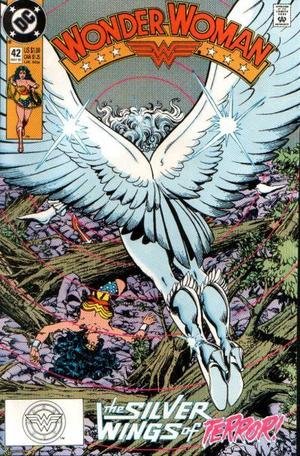 couverture, jaquette Wonder Woman 42  - The Silver Wings of Terror!Issues V2 (1987 - 2006) (DC Comics) Comics