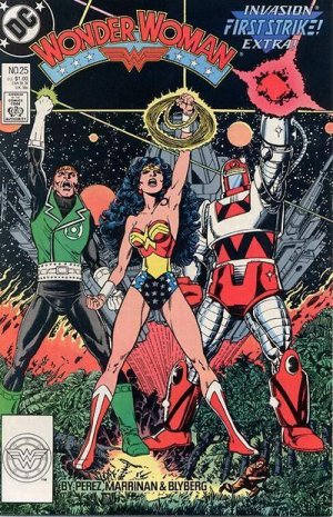 couverture, jaquette Wonder Woman 25  - Invasion First Strike! Extra!Issues V2 (1987 - 2006) (DC Comics) Comics