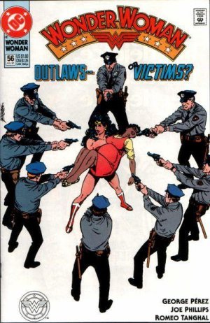 couverture, jaquette Wonder Woman 56  - Outlaws.. or Victims?Issues V2 (1987 - 2006) (DC Comics) Comics