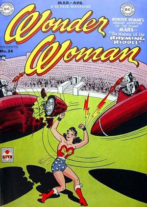 couverture, jaquette Wonder Woman 34  - The mystery of the Rhyming Riddle  Issues V1 (1942 - 1986) (DC Comics) Comics