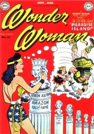 couverture, jaquette Wonder Woman 36  - The girl who saved Paradise IslandIssues V1 (1942 - 1986) (DC Comics) Comics