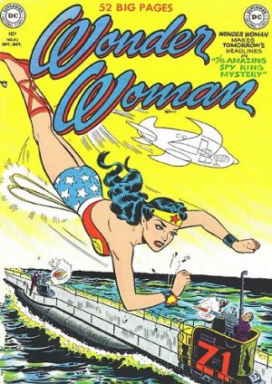couverture, jaquette Wonder Woman 43  - The Amazing Spy Ring MysteryIssues V1 (1942 - 1986) (DC Comics) Comics