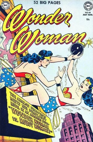 couverture, jaquette Wonder Woman 48  - Wonder Woman vs. Robot WomanIssues V1 (1942 - 1986) (DC Comics) Comics