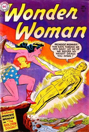 couverture, jaquette Wonder Woman 72  - The Golden Doom!01Issues V1 (1942 - 1986) (DC Comics) Comics