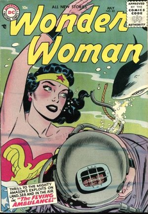 couverture, jaquette Wonder Woman 83  - The Flying AmbulanceIssues V1 (1942 - 1986) (DC Comics) Comics