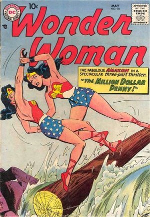 couverture, jaquette Wonder Woman 98  - The Million Dollar PennyIssues V1 (1942 - 1986) (DC Comics) Comics