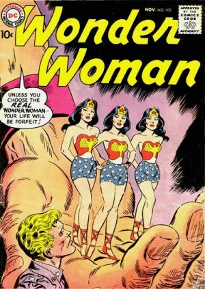 couverture, jaquette Wonder Woman 102  - The Three Faces of Wonder WomanIssues V1 (1942 - 1986) (DC Comics) Comics