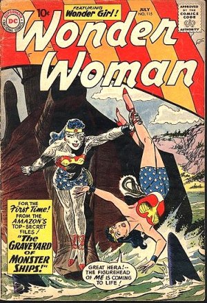 couverture, jaquette Wonder Woman 115  - Graveyard of Monster ShipsIssues V1 (1942 - 1986) (DC Comics) Comics