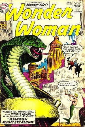 couverture, jaquette Wonder Woman 123  - Amazon Magic Eye AlbumIssues V1 (1942 - 1986) (DC Comics) Comics