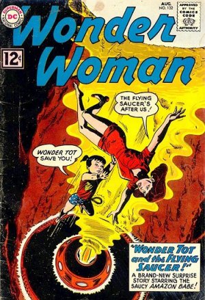 couverture, jaquette Wonder Woman 132  - Wonder Tot and the Flying SaucerIssues V1 (1942 - 1986) (DC Comics) Comics