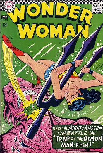 couverture, jaquette Wonder Woman 171  - Terror Trap of the Demon Man-Fish!Issues V1 (1942 - 1986) (DC Comics) Comics
