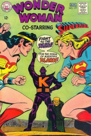 couverture, jaquette Wonder Woman 177  - Wonder Woman and Supergirl vs the Planetary Conqueror!Issues V1 (1942 - 1986) (DC Comics) Comics